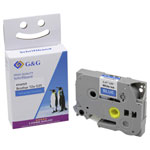 G&G BB-B-G-535 Label Machine Tape White Durable 10m for Precise Labelling