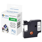 G&G RL-D-Ny-18488-BK/WT-12MM*3.5M Labelling tape White Black 12mm 3.5m