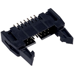 TruConnect 14 Way IDC Straight Latched PCB Plug 2.54mm Pit