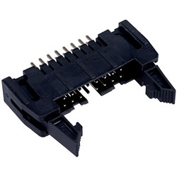 TruConnect 16 Way IDC Straight Latched PCB Plug 2.54mm Pit