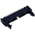 TruConnect 34 Way IDC Straight Latched PCB Plug 2.54mm Pit