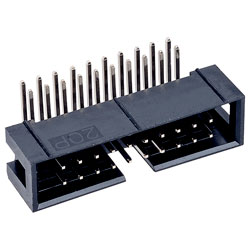 TruConnect 20 Way IDC Right Angled Boxed Header 2.54mm Pitch