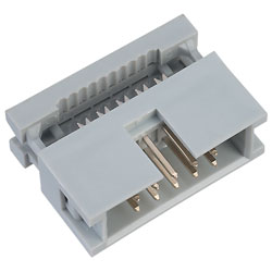 TruConnect 10 Way IDC Cable Mounting Plug 2.54mm Pitch