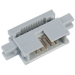 TruConnect 10 Way IDC Chassis Mounting Plug 2.54mm Pitch