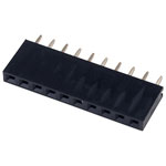 TruConnect 10 Way Single Row PCB Socket 2.54mm Pitch