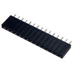 TruConnect 15 Way Single Row PCB Socket 2.54mm Pitch