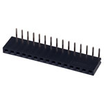 TruConnect 15 Way Single Row Right Angled PCB Socket 2.54mm