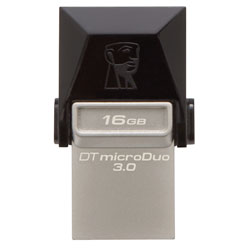 Kingston DTDUO3/16GB DataTraveler microDuo (16GB) Flash Drive USB 3.0