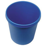 Helit H6105834 Waste Bin blue plastic 18L for effective waste management