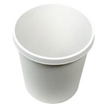 Helit H6105882 Waste Bin Light Grey Office Use Plastic 18L Capacity