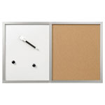 Herlitz 10685394 Whiteboard Magnetic board Silver 600 mm x 400 mm Cork