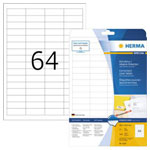 Herma 4226 Paper Pads & Labels White Paper Pack of 120 Sheets