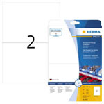 Herma 4693 Paper Pads & Labels White A4 Self-Adhesive Permanent Labels