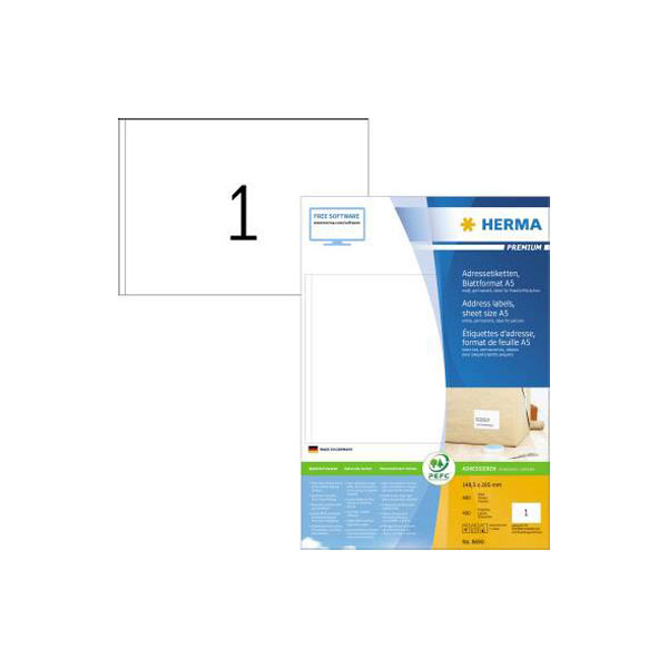 Herma 8690 Paper Pads & Labels White Paper Durable Versatile