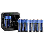 Hixon J818I*12+Q022 Charger for Li-ion cylindrical cells AA AAA