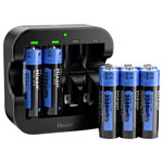 Hixon J818I*8+Q022 Charger for Li-ion AAA/AA cells