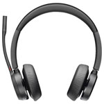 HP 76U50AA Voyager 4320 UC Stereo On-ear headset Bluetooth Black Noise cancel