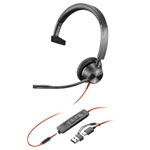 HP Poly 8X217AA Blackwire C3315 On-ear corded mono headset black noise cancel