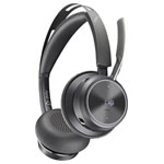 HP Poly 9T9J4AA#AC3 Voyager Focus 2 On-ear headset Bluetooth Black Noise cancel