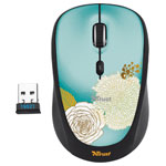 Trust 19521 Yvi Wireless Mouse - Flower