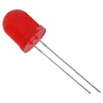 HuiYuan 10003R1D-EHC-B LED wired Red Circular 10mm 550mcd 50° 20mA 2.1V