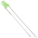 HuiYuan 3004G6D-EHB-S LED wired Green Circular 3 mm 175 mcd 60° 20 mA