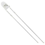 HuiYuan 3004R1C-DHE-A LED wired red circular 3 mm 600 mcd 40° 20 mA