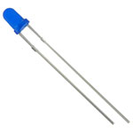 HuiYuan 3034B2D-ESA-C LED Wired Blue Circular 3 mm 2800 mcd 60° 20mA 3.1V