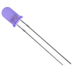HuiYuan 5034B2D-ESA-B LED Wired Blue Circular 5 mm 900 mcd 50° 20 mA 3.1 V