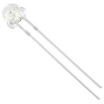 HuiYuan 5434W2C-LSB-C LED Bell-shaped White 5 mm 1900 mcd 100° 20 mA