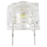 HuiYuan 9555W2C-HSB-B LED Wired White Circular 3 mm 2500 mcd 100° 20 mA