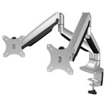 ICY BOX 60181 IB-MS504-T Desk Mount Grey/Black Tiltable Height-Adjustable