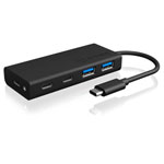 ICY BOX IB-HUB1426-CPD USB-C multiport hub 4 ports USB 3.2 Gen 2 Black