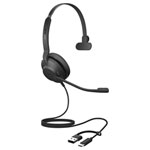 Jabra 23189-899-779 Evolve2 30 SE On-ear Headset Corded Mono Black
