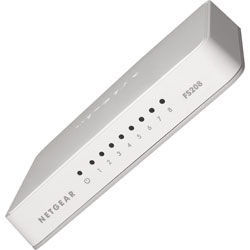 Netgear FS208 Fast Ethernet 10/100Mbps 8 Port Switch 200 Series