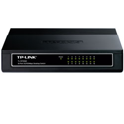 TP-LINK TL-SF1016D 16-Port Unmanaged 10/100Mbps Desktop Switch (V6.0)