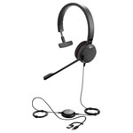 Jabra 5393-823-369 Evolve 30 II On-ear headset Mono Black Noise cancelling