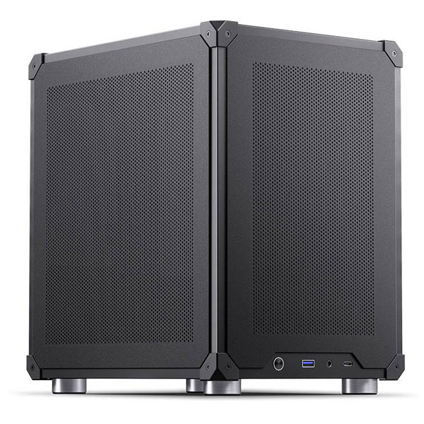 Jonsbo C6 Microtower PC Casing Black Compact gaming enclosure