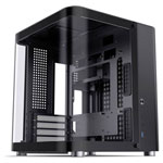 Jonsbo TK-1 Black Microtower PC case Tempered Glass Black