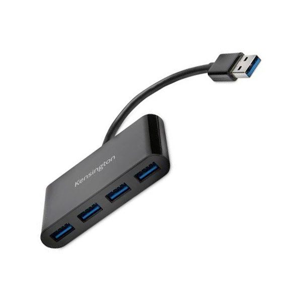 Kensington K39121EU 4 Port USB 3.0 Hub Black
