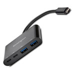 Kensington K39124EU CH1000 USB-C 4-Port Hub Black USB 3.0 and Firewire ports