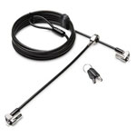 Kensington K65048WW Padlocks  durable steel shackle dual lock heads