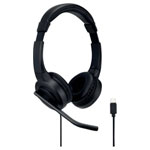 Kensington K83450WW Over-ear headset Corded Black Noise cancelling