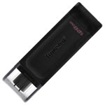 Kingston DT70/128GB DataTraveler 70 USB stick Black USB C Memory Storage