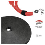 Label the Cable PRO1210 Hook-and-loop tape black for racking and wall panels