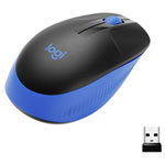 Logitech 910-005907 M190 Mouse Radio Optical Blue 3 Buttons 1000 dpi
