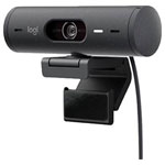 Logitech 960-001422 Brio 500 Full HD webcam Clip mount Stereo microphone Cover