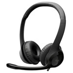Logitech 981-000406 H390 On-ear headset Black Noise cancelling mic-mute