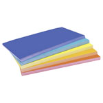 Magnetoplan 112501540 Rainbow Cards Rectangular Assorted 200mm x 100mm 250 pcs