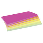 Magnetoplan 112501560 Neon Cards Rectangular Assorted colours 200x100mm 250 pc